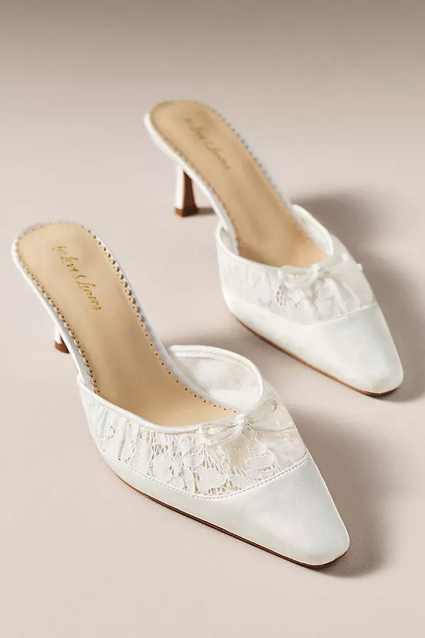 Beatrice Lace Mules | Anthropologie (US)
