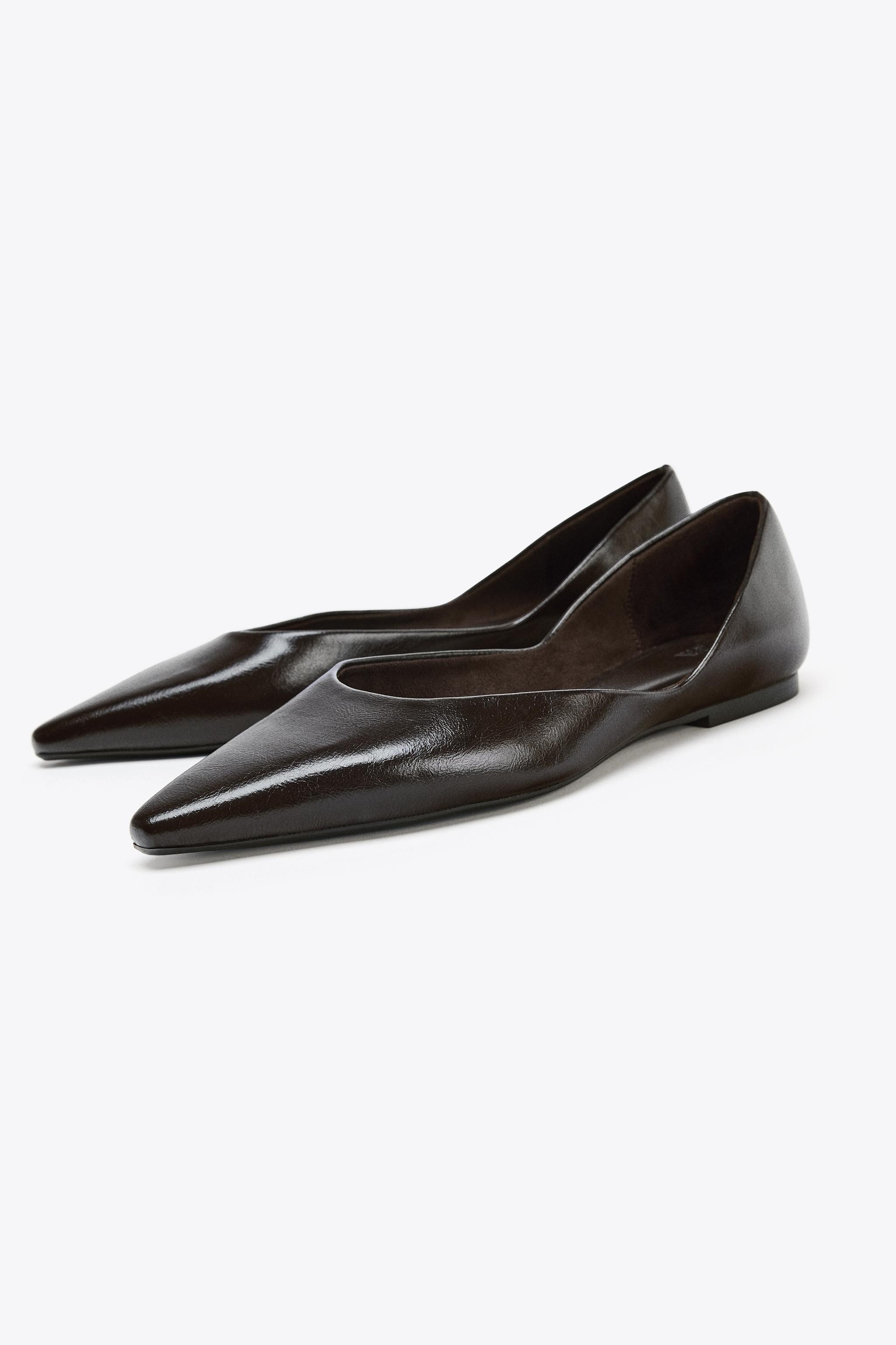 POINTED FLAT SHOES | Zara UK