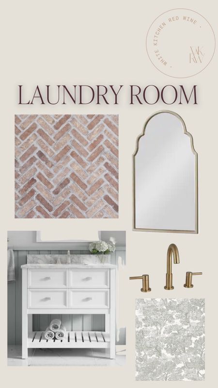 Laundry Bathroom Updates! Floors are Rushmore Thin Brick from Floor & Decor  

#LTKFind #LTKhome