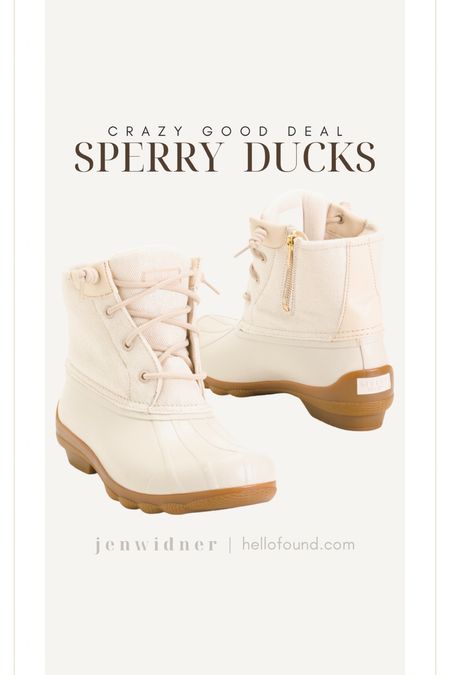 I love these waterproof sperry duck boots! They’re perfect for PNW spring weather, and the cream color is gorgeous. 

#sperry #duckboots #waterproof #boots #shoes #marshalls #sale #tjmaxx

#LTKhome #LTKunder50 #LTKSeasonal