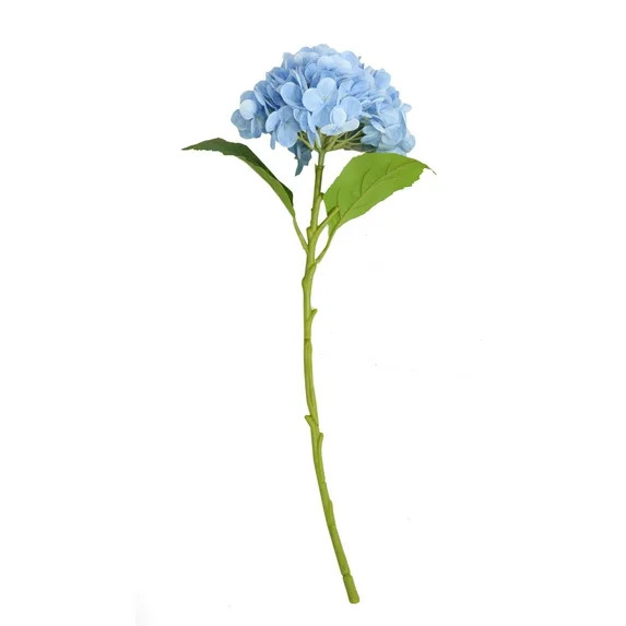 My Texas House Faux Hydrangea Stem, Blue, 17.75" | Walmart (US)
