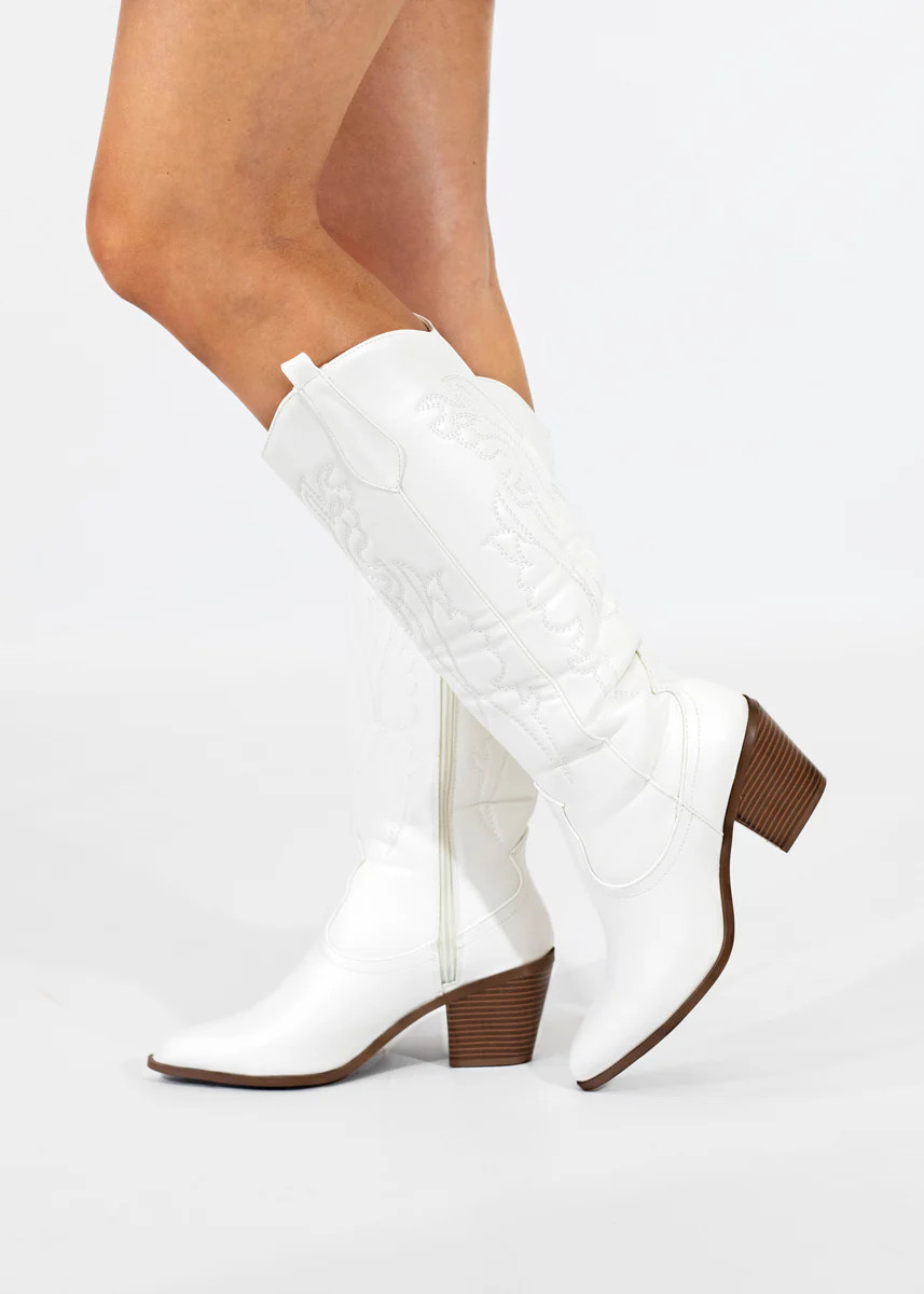 Dallas Stacked Heel Boots | Aqua B Boutique
