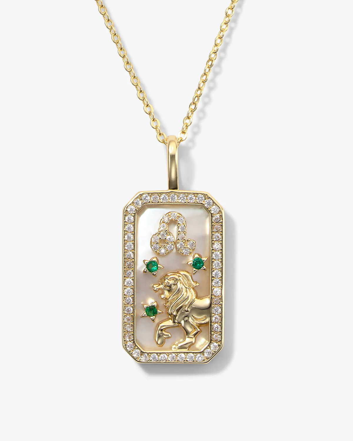 Zodiac Amulet Necklace - Gold | Melinda Maria Jewelry