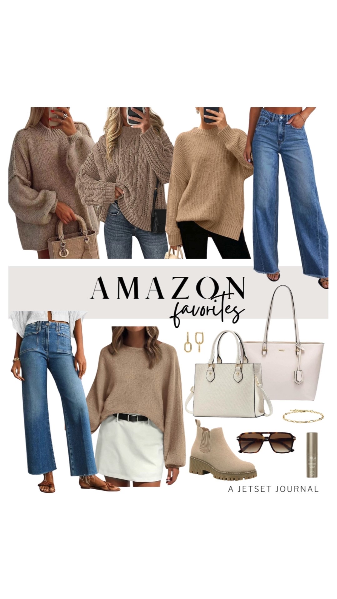 I love how simple it is to mix and match these Amazon favorites and create new looks.
oversized sweaters, high waisted jeans, straight leg stretchy denim, classic style ankle boots, transitional sweaters, wardrobe refresh, amazon fashion, top picks, transitional look, affordable style, amazon finds, cute tops, neutral top, winter to spring style, outfit idea

#LTKU #LTKSeasonal #LTKootd