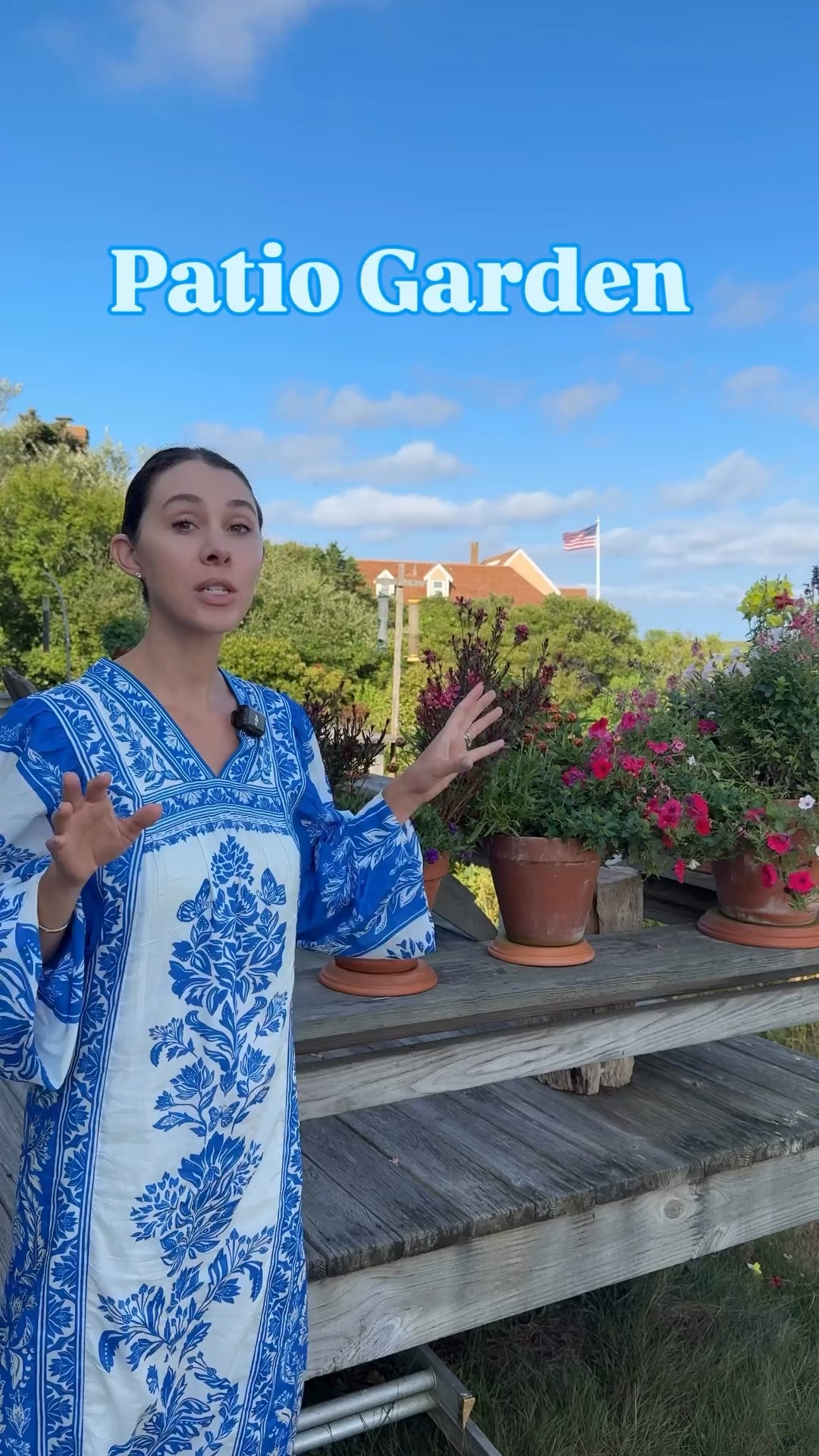 Using flowers to brighten up, your space doesn’t have to require acres and acres of land. You can make a huge impact and retrain where the eye looks when in your space by using a few simple pots and annual flowers. Check out this example. There’s already a beautiful view behind this house, but it’s made even more exceptional by the way, your eyes trained to look out at it through the beautiful differently colored annual flowers. #gardening #gardening101 #growyourownflowers #gardeningforbeginners #gardeningtips