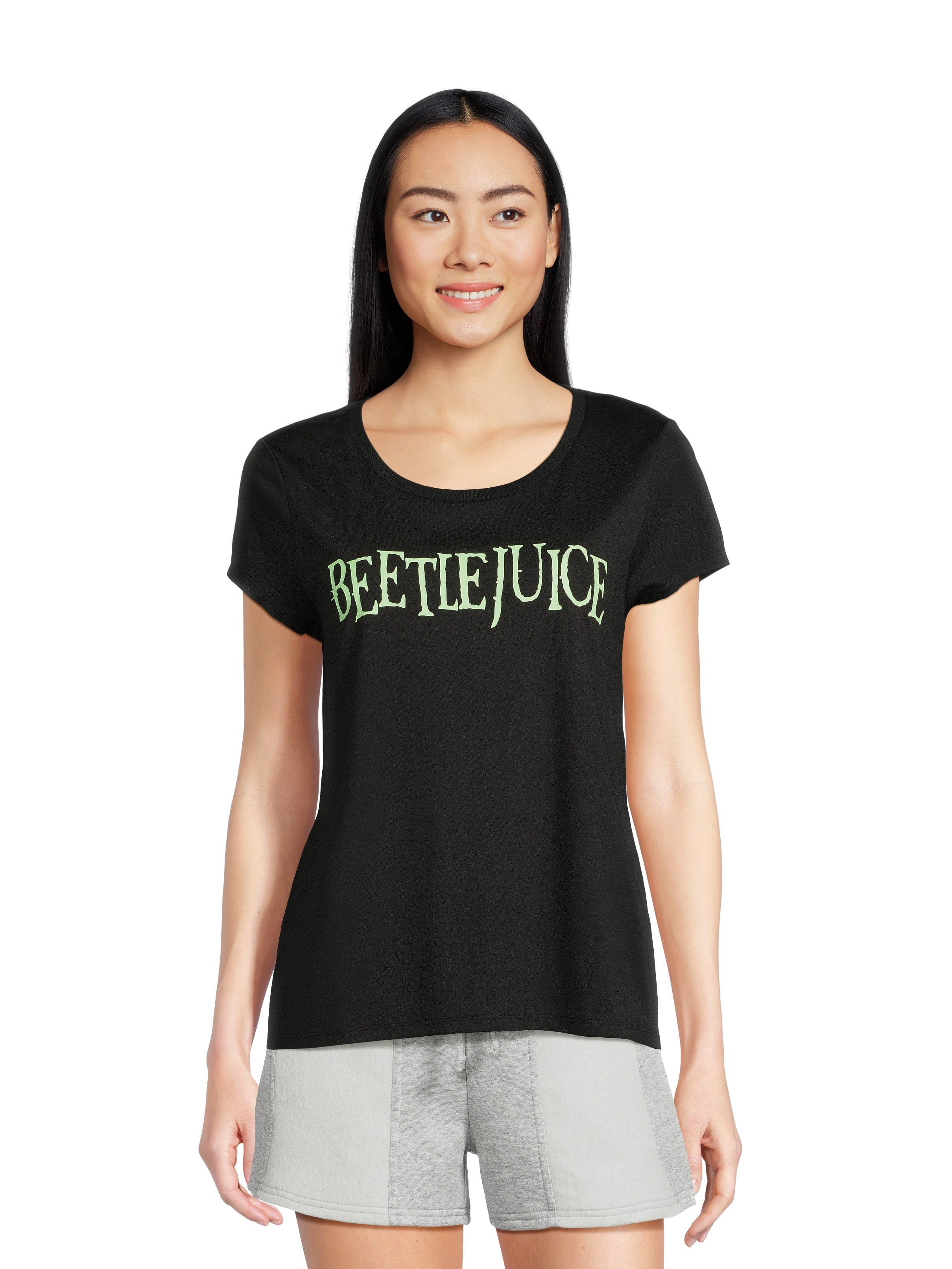 Warner Bros. Women’s Beetlejuice Graphic Sleep Tee, Sizes XS-3X - Walmart.com | Walmart (US)