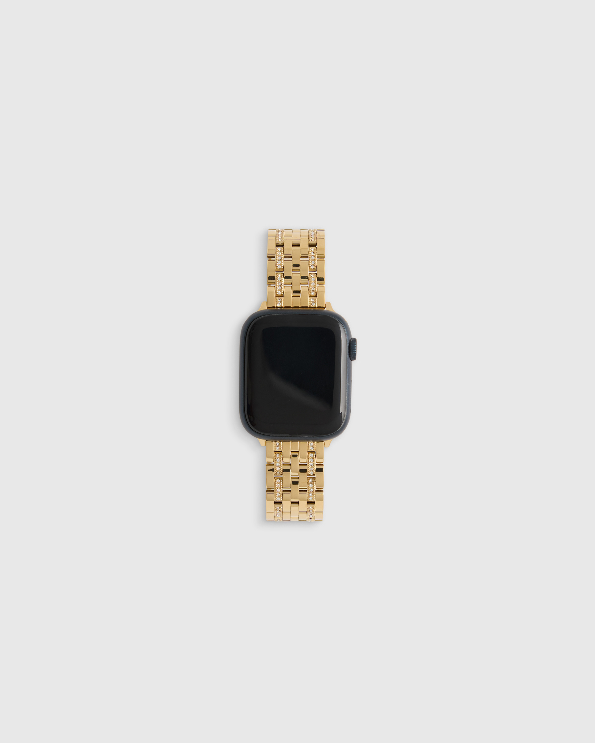 Quince | Stainless Steel & Pave Bracelet Smartwatch Band in Gold, Size 38mm 42mm | Quince