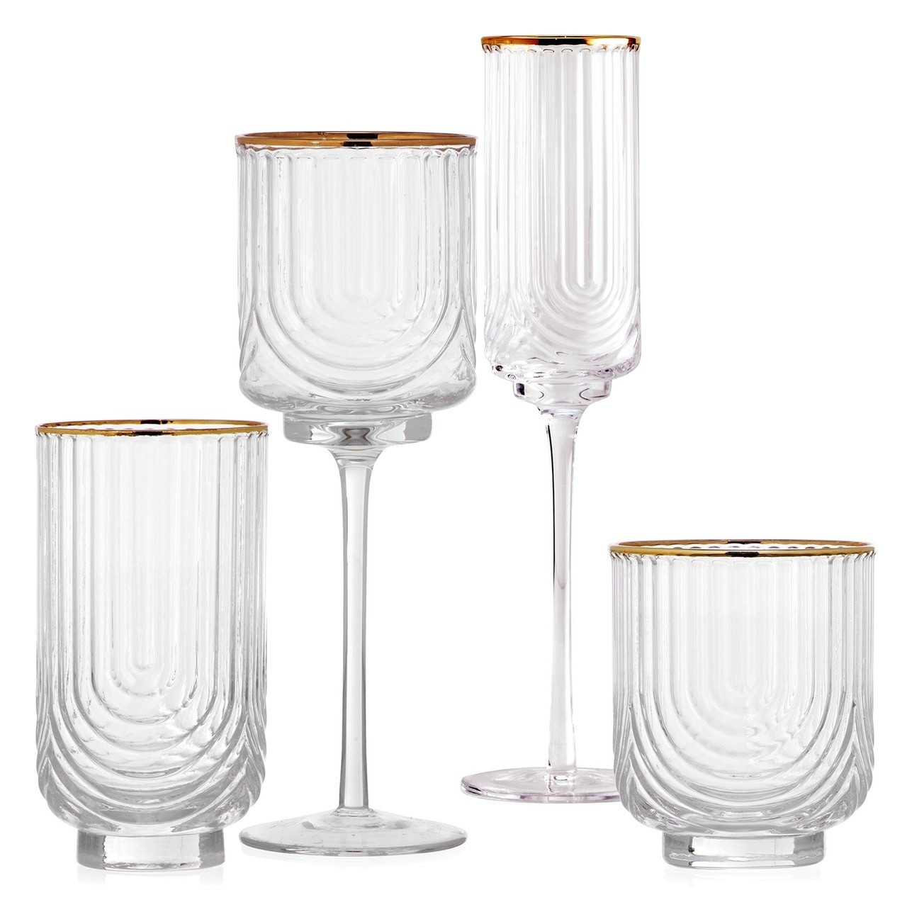 Regal Glassware - Sets of 4 | Z Gallerie