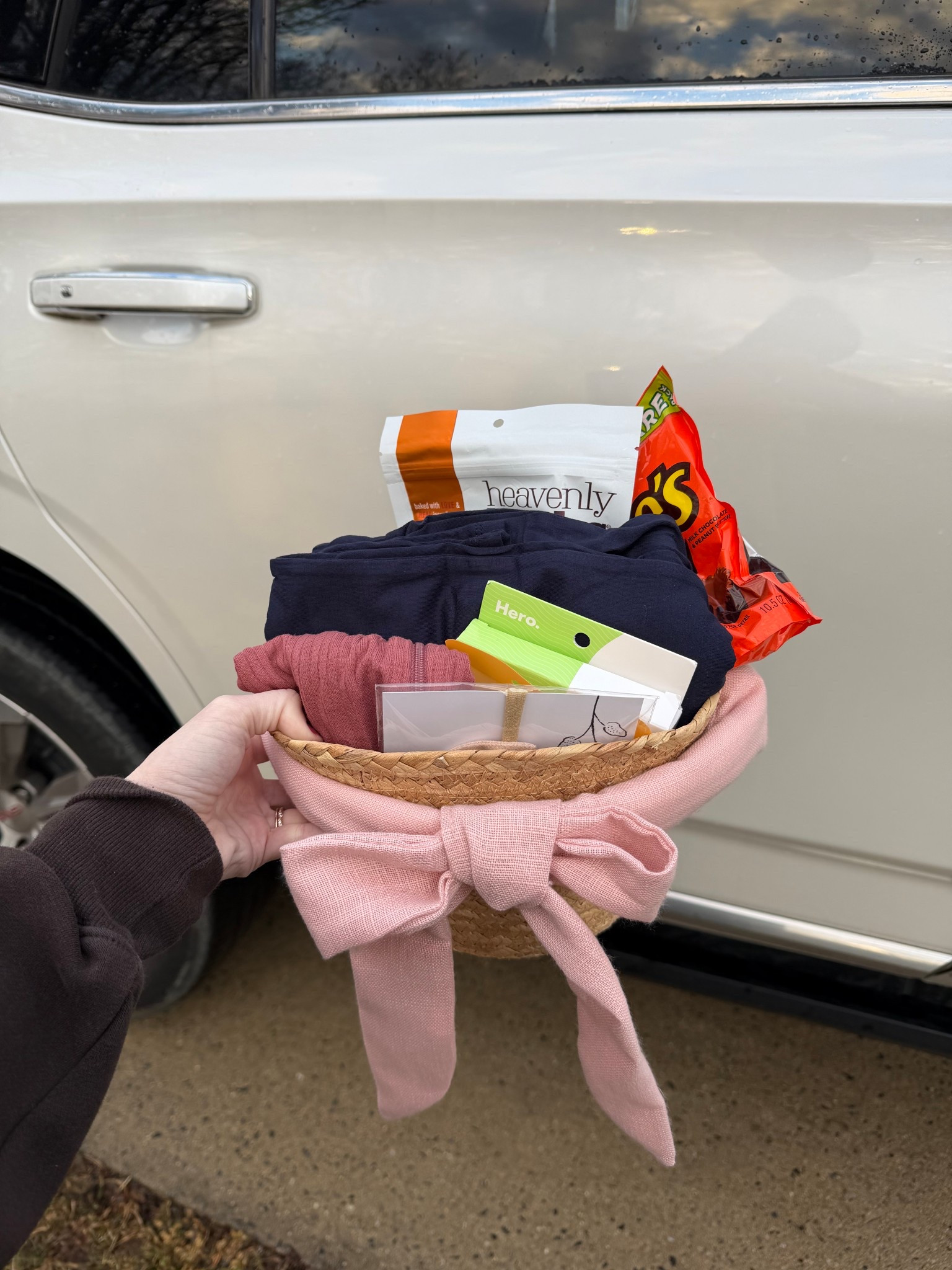 Postpartum basket 👶🏼☁️🤍 