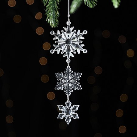 Christmas Decorations Crystal Christmas Ornaments For Christmas Tree Decorations Hanging Acrylic Sno | Walmart (US)