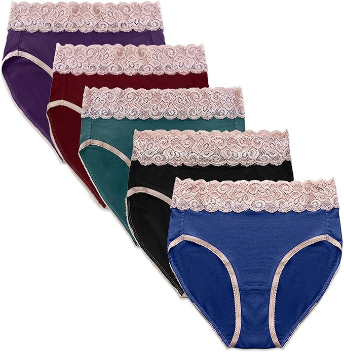 Kindred Bravely High Waist Postpartum Underwear & C-Section Recovery Maternity Panties 5 Pack | Amazon (US)