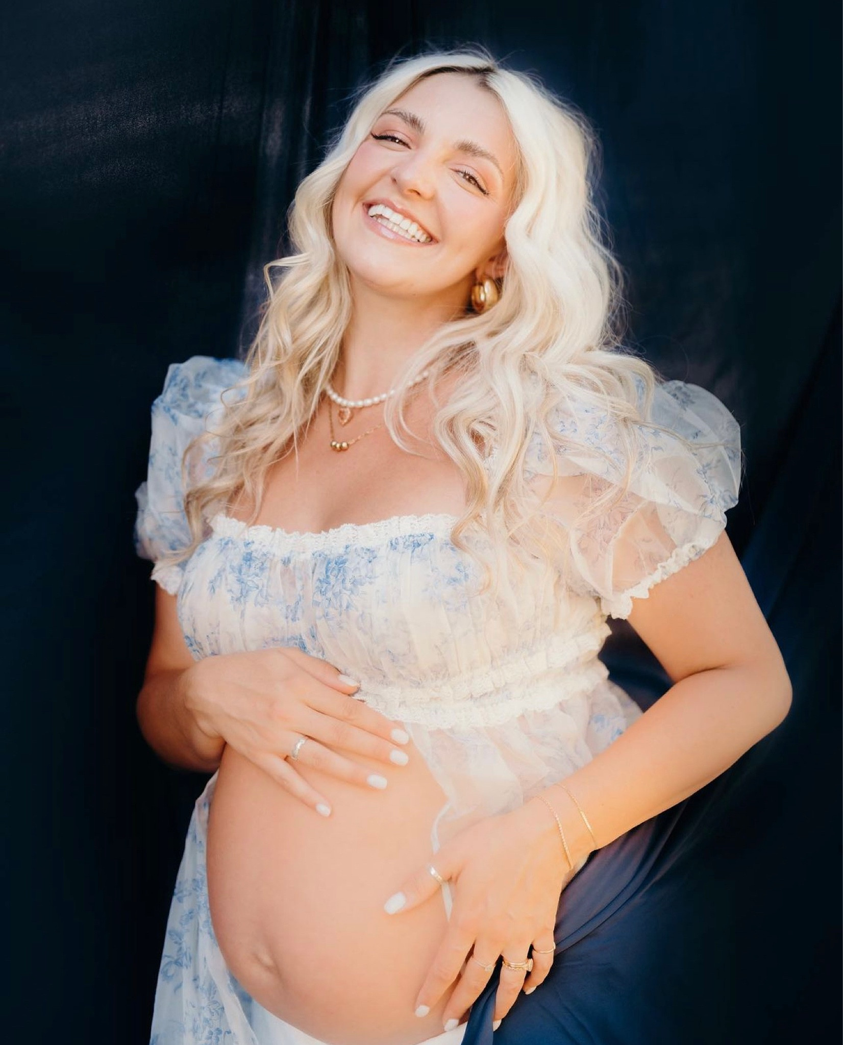 maternity pics for baby boy💙

#LTKbump #LTKstyletip #LTKfamily