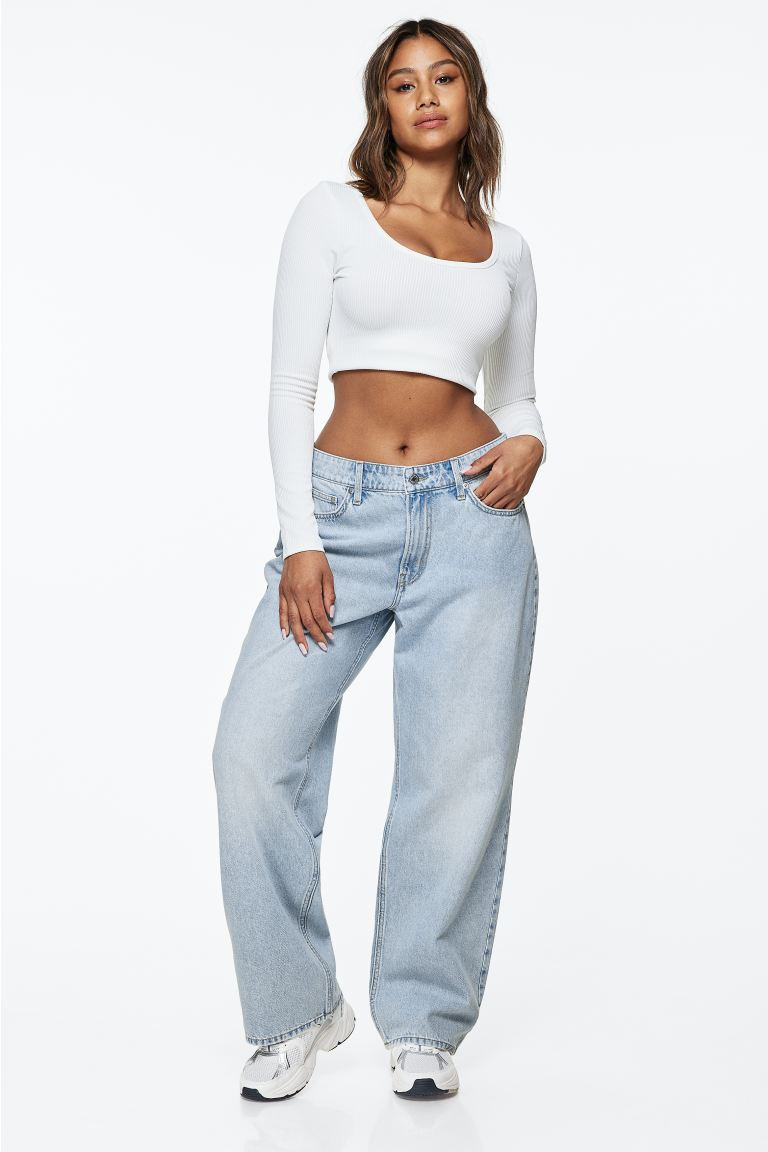 Curvy Fit 90s Baggy Low Jeans | H&M (US + CA)