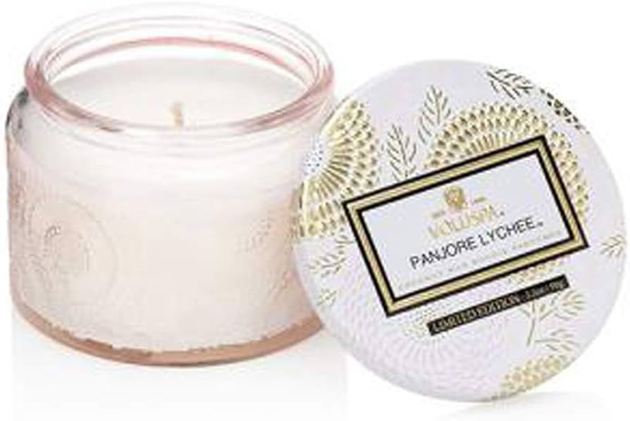 Amazon.com: Voluspa Panjore Lychee, Petite Candle Jar, 3.2 Ounce, 25 Hour Burn Time, All Natural ... | Amazon (US)