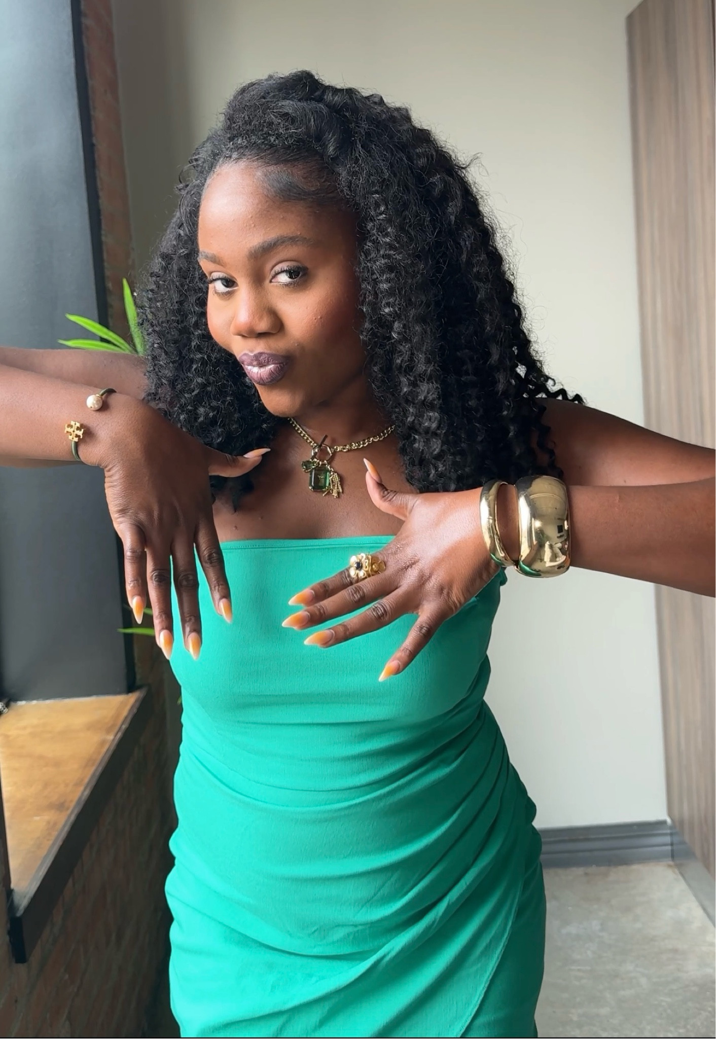 Green dress outfit 

#LTKSeasonal #LTKFindsUnder50 #LTKStyleTip