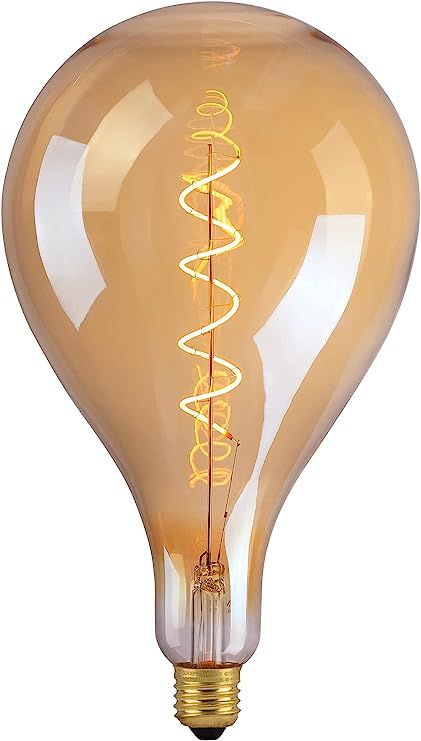Large Decorative Nostalgic Edison Light Bulb,Vintage Style Amber Light Bulbs 40 watt Equivalent,D... | Amazon (US)