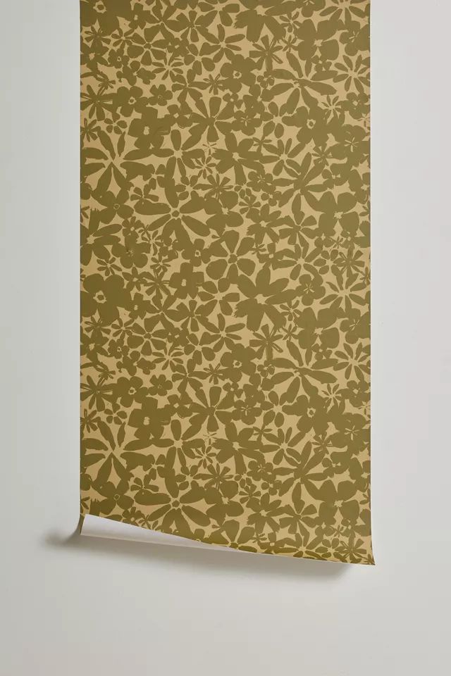 Andie Floral Removable Wallpaper | Urban Outfitters (US and RoW)