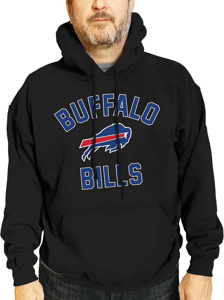 Team Fan Apparel NFL Adult Gameday Hooded Sweatshirt - Poly Fleece Cotton Blend - Stay Warm and R... | Amazon (US)