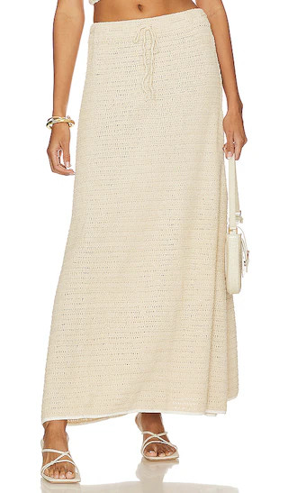 Trimmed Maxi Skirt | Revolve Clothing (Global)