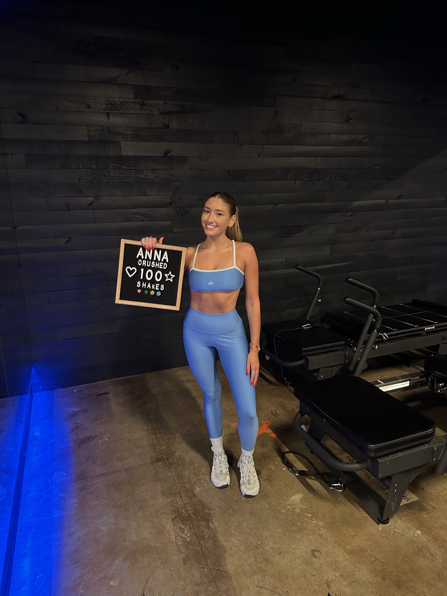 Obsessed w this color 🦋🩵 #alo