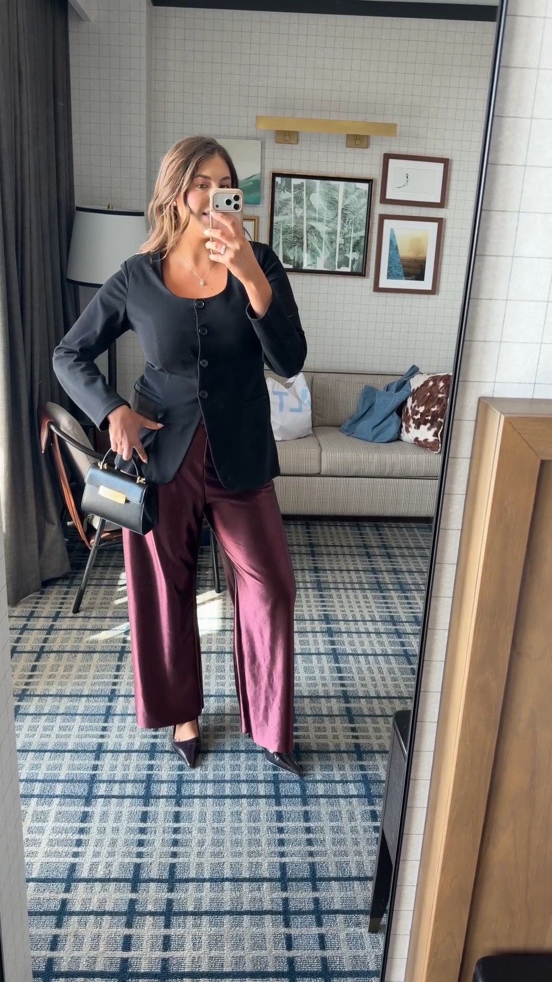 Burgundy is having a moment and I’m fully on board. 🤎 This elevated fall outfit feels polished without trying too hard.

burgundy pants outfit, fall outfit idea, midsize fall fashion, size 14 outfit, size large outfit, chic mom style, elevated casual outfit, fall fashion 2026

#LTKCon #LTKMidsize #LTKWorkwear
