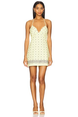 Lovers and Friends Amelia Mini Dress in Butter Yellow from Revolve.com | Revolve Clothing (Global)