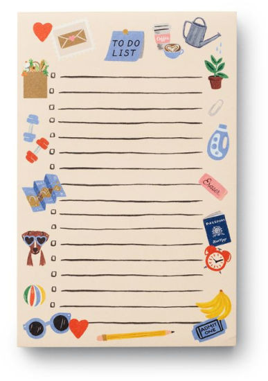 To Do Checklist Notepad | Barnes & Noble