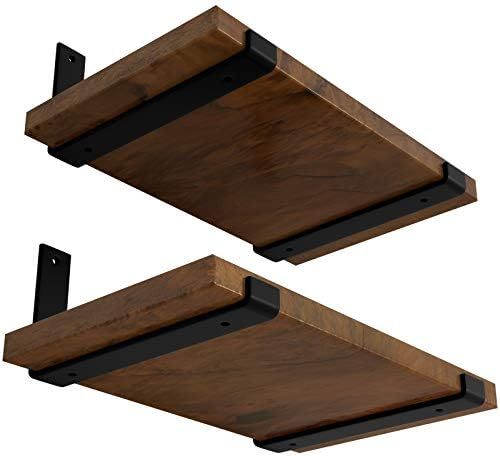 Amazon.com: LEOPO 12 inch Shelf Bracket for DIY Floating Shelf, 1/5 inch Thick Heavy Duty Bracket... | Amazon (US)