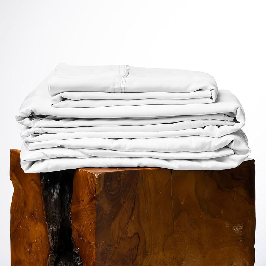 Olive + Crate Eucalyptus Sheets Set - Cooling Sheets for Hot Sleepers - 100% Organic Tencel Lyoce... | Amazon (US)