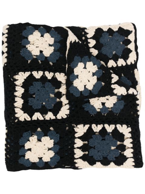 crochet-knit scarf | Farfetch (US)