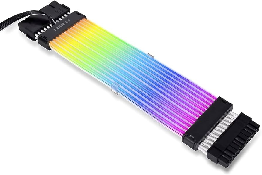 Amazon.com: Lian Li Strimer Plus V2 24 Pin (PW24-PV2) -Addressable RGB Power Extension Cable (Str... | Amazon (US)