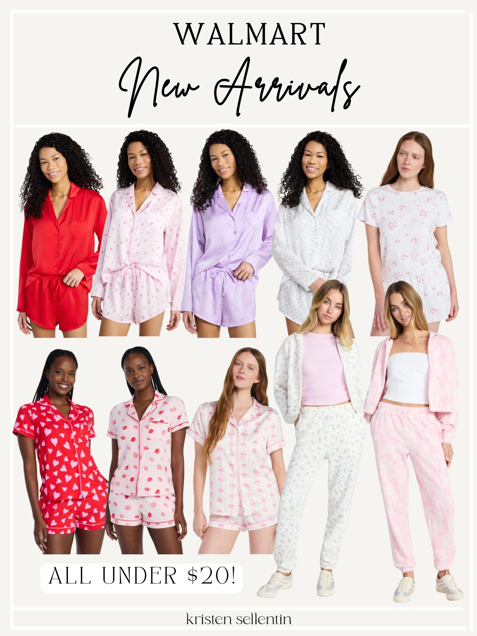 Walmart New Arrivals! These Valentine jammies are so cute, I can't believe they're Walmart! All Under $20! 

 

#LTKselfcare #LTKSeasonal #LTKFindsUnder50