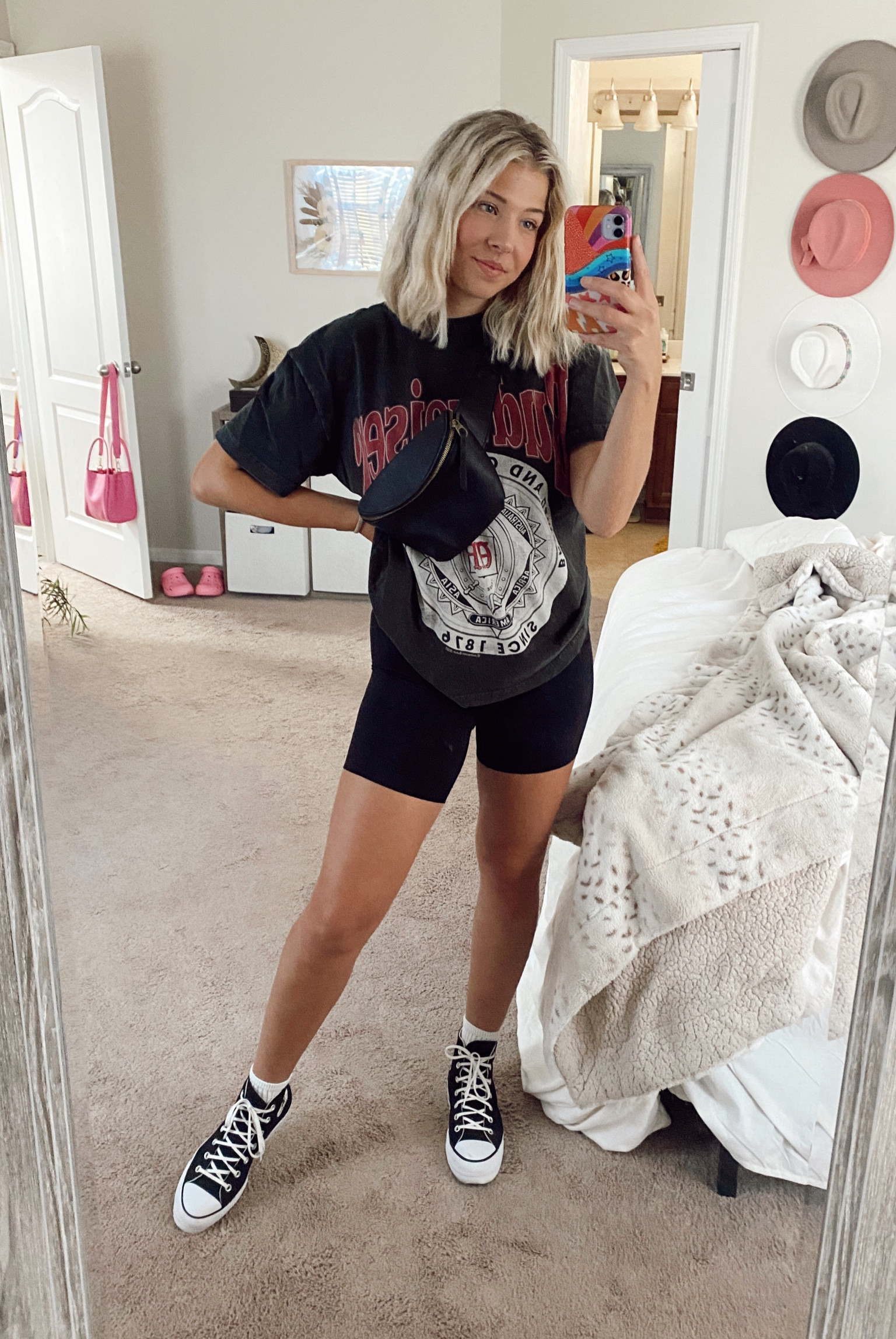 Comfy cute fit / converse / graphic tee / Abercrombie / target / aerie 

#LTKtravel #LTKunder50 #LTKstyletip