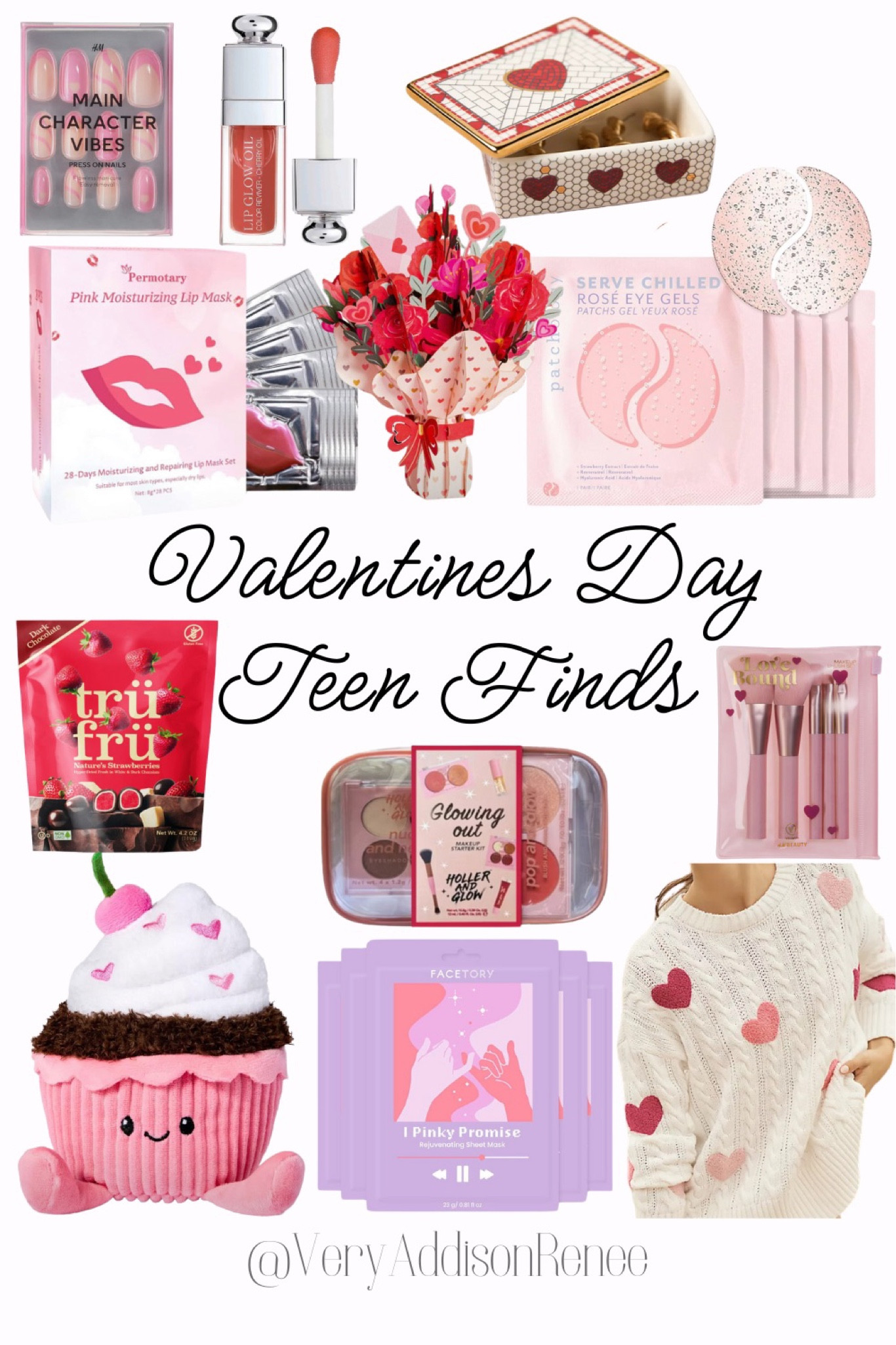 Valentine’s Day finds to put in a basket or leave as a lone gift for your teen to show them you love them! Follow for more!! 





gifts, gifts for her, ltk gift guide, ltk gifts, teen gift guide, gift guide, gift basket, gift ideas, gifts for teens, gifts for girls, teen girl gift guide, tween gifts, ltk teen, Be mine basket, valentines day basket, valentines day gift, valentines day couple gift, valentines day girlfriend gift, galentines day, galentines day present, basket, gift ideas, valentines gift ideas, trendy valentines present, valentines, valentinesdaygift, gifts, valentines plushie, valentines sweater, lip mask, Valentine’s Day treat, valentines skincare

#LTKOver40 #LTKU #LTKGiftGuide