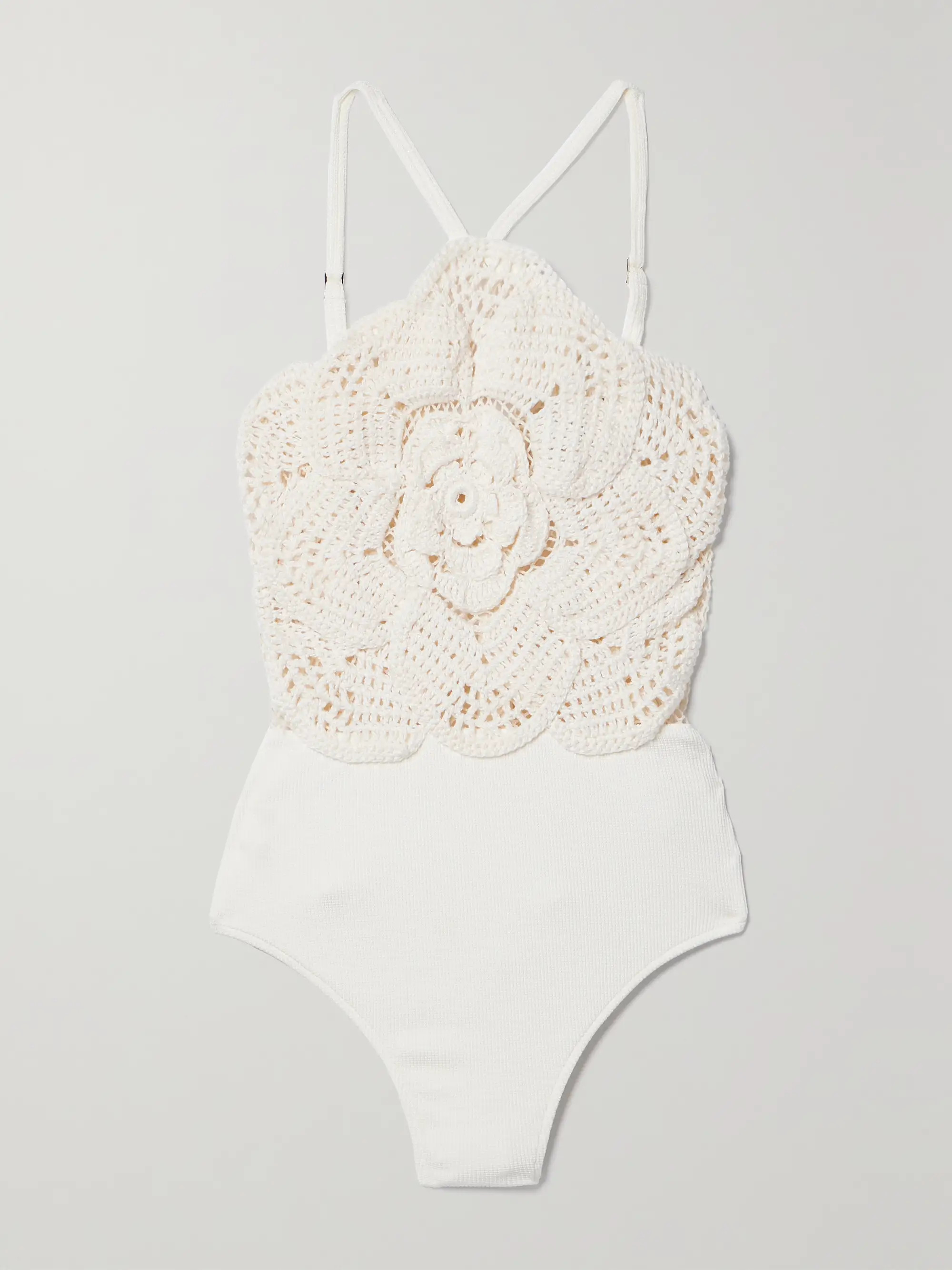 Crocheted bodysuit | NET-A-PORTER (US)