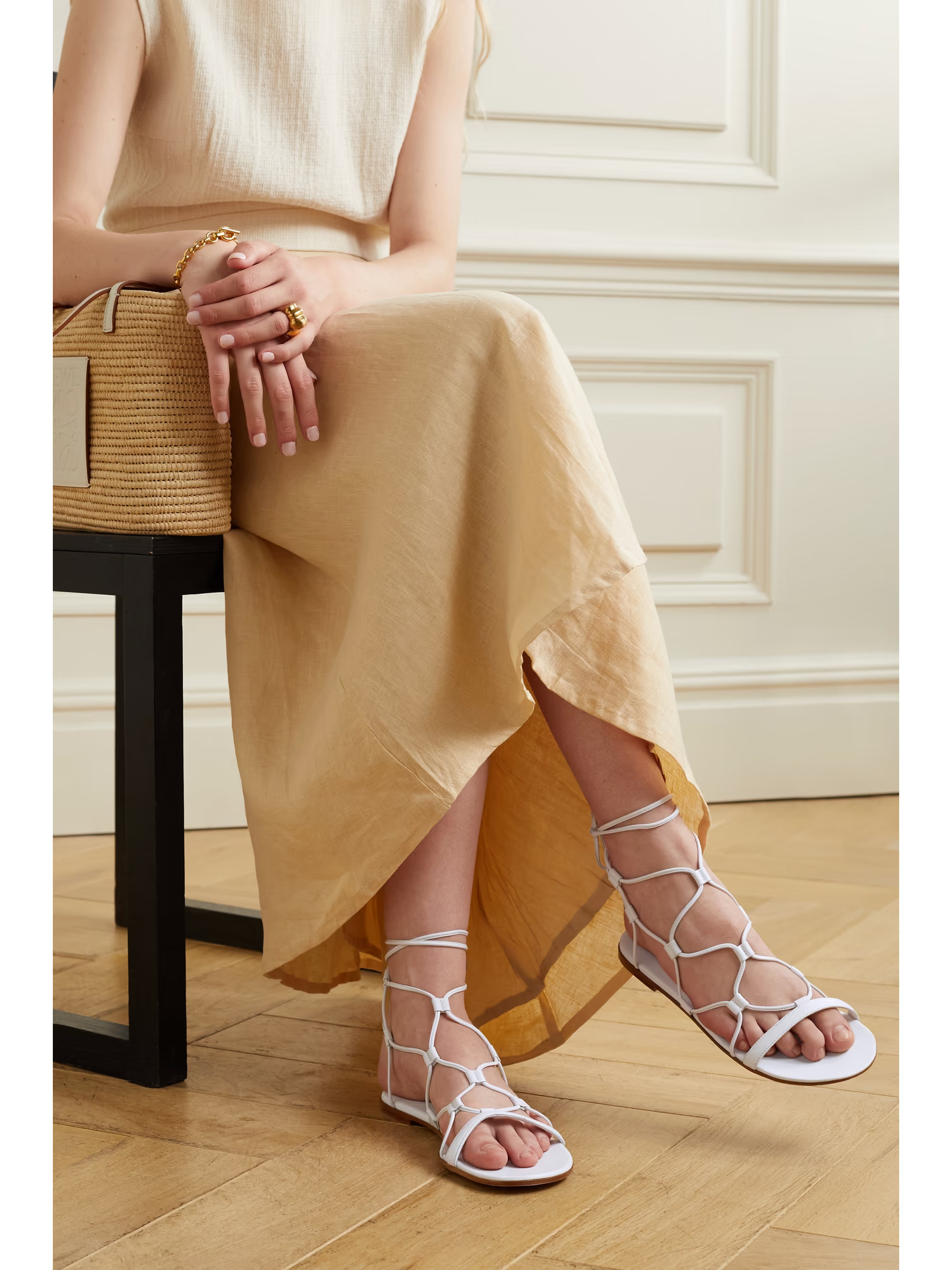 Giza lace-up leather sandals | NET-A-PORTER (US)