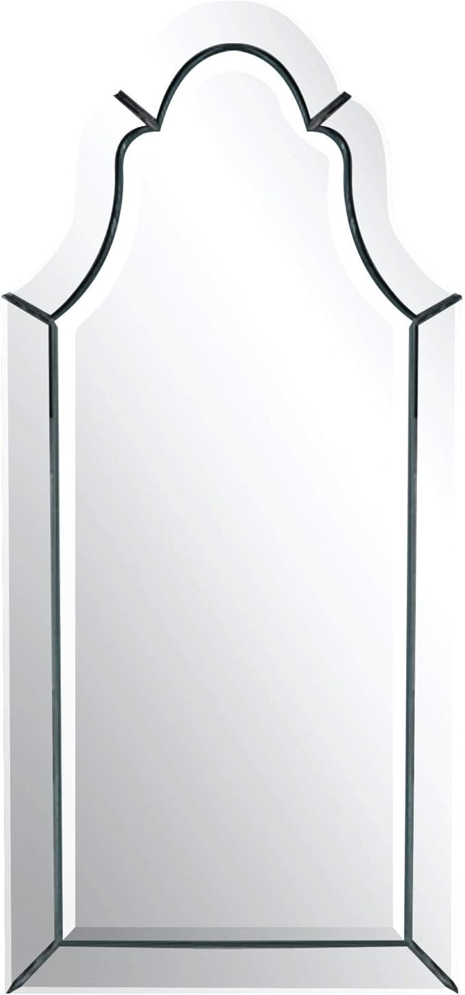 Uttermost Hovan Polished 21" x 44" Arched Wall Mirror | Amazon (US)
