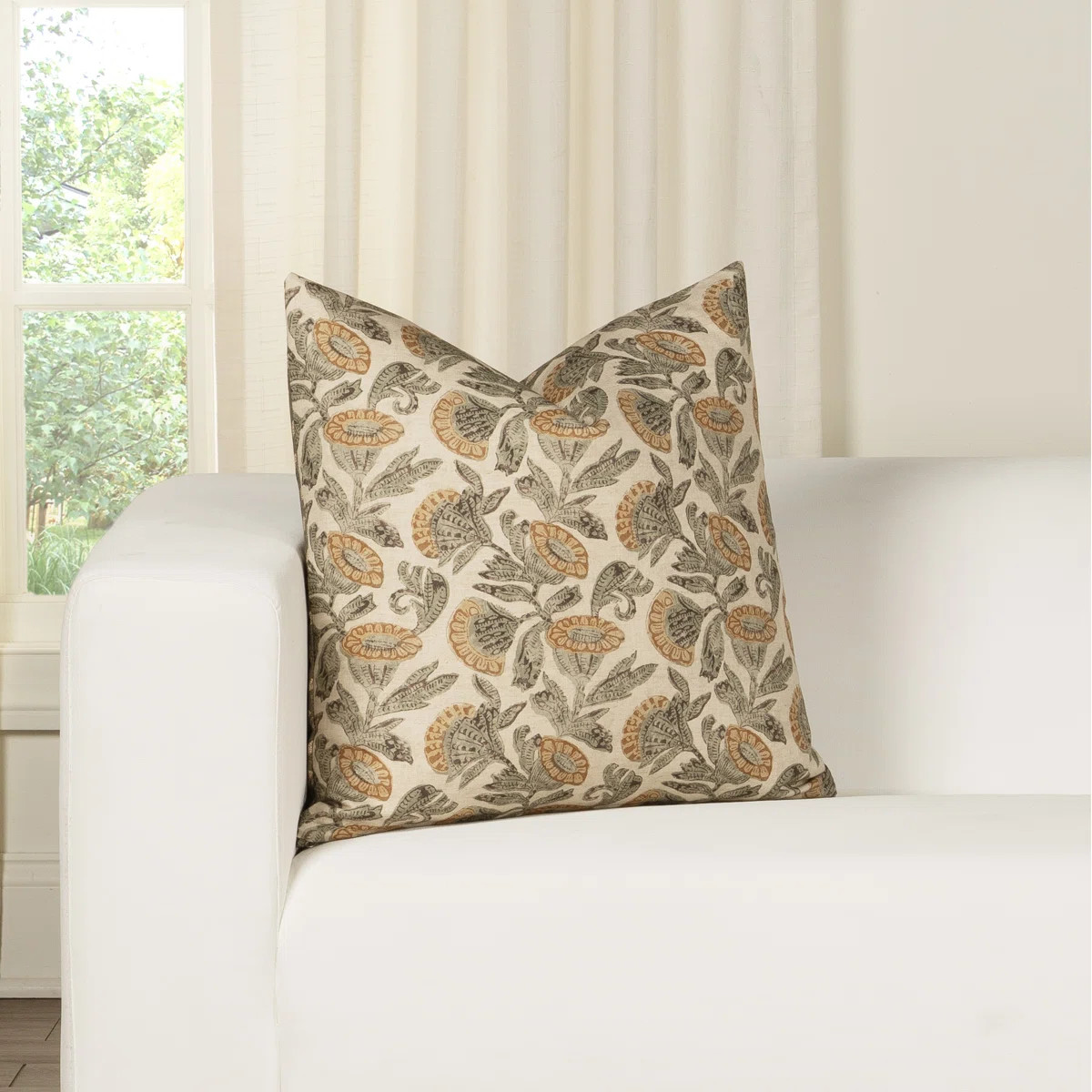 Buchan Henna 20" Feather Throw Pillow | Birch Lane