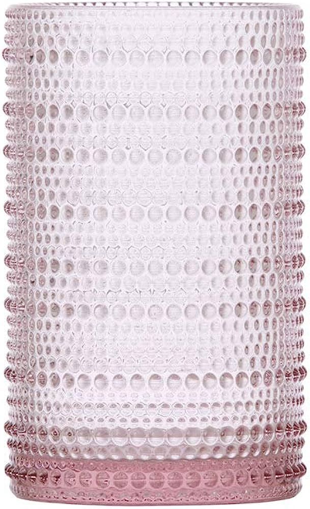 Fortessa D&V Jupiter Iced Beverage Glass, 13 Ounce, Set of 6, Pink | Amazon (US)