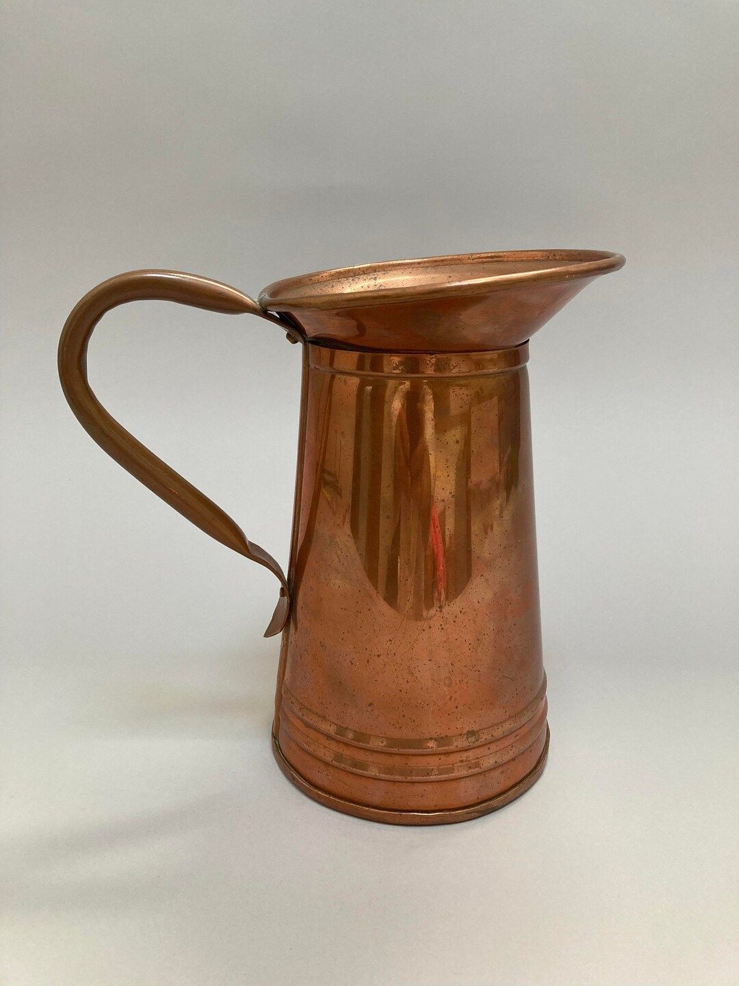 vintage heavy gauge copper water pitcher #83, V. Vinje & Son, Portland, Oregon | Etsy (US)