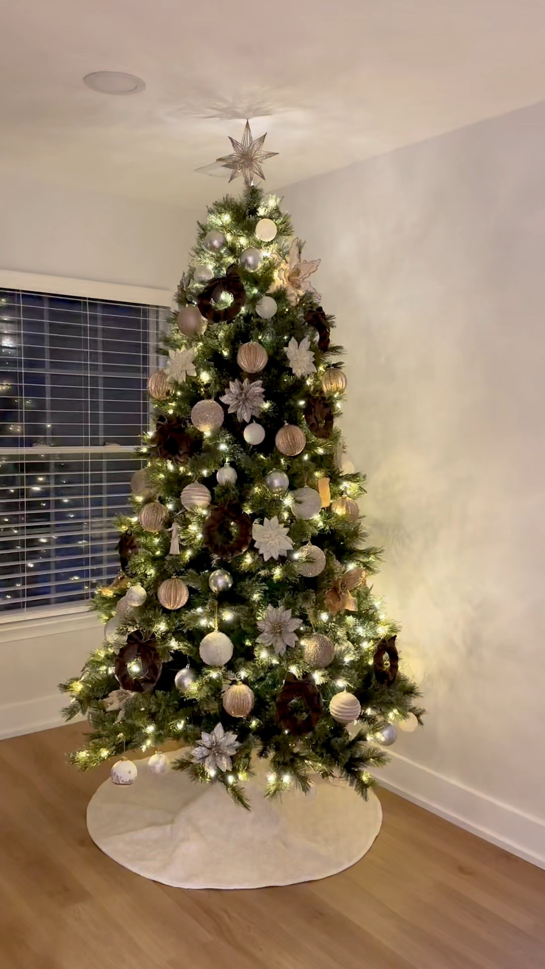 My Christmas ornaments and decor are from Hobby Lobby and Kirkland’s over the years! I linked what is available or similar to what I have. You can find the brown Christmas wreath now ornaments in Kirkland’s store, but can’t find them online yet ): I love them so much! 

Christmas tree, Christmas decor, Christmas tree ornaments, tree styling, Christmas tree styling, Christmas tree skirt, boucle tree skirt, Sherpa tree skirt, poinsettia stems, flower stems 

#LTKHome #LTKSeasonal #LTKHoliday