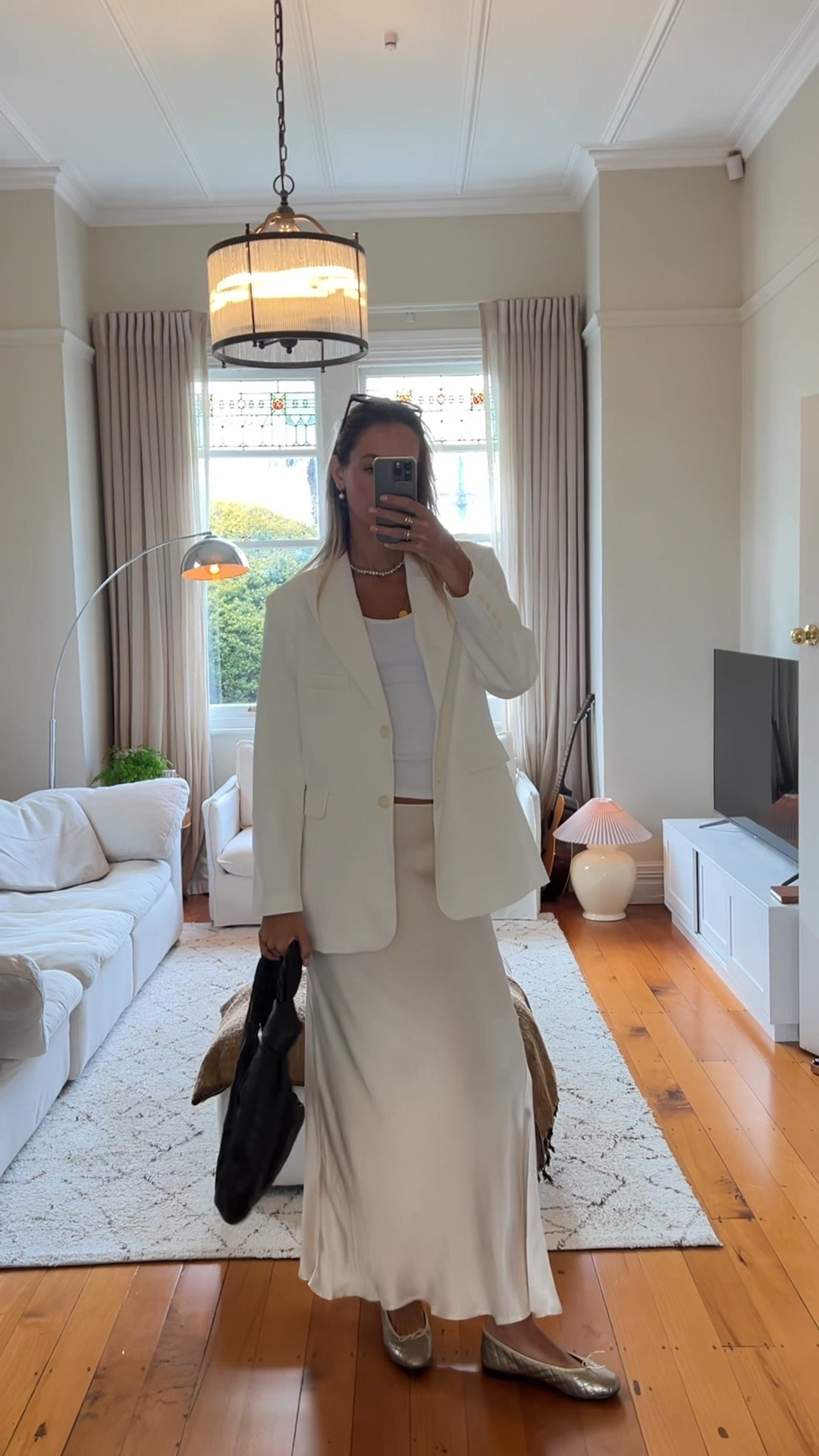 Loving an all white work fit for summer 🤍 this satin skirt has become an absolute staple in the work wardrobe!!

#LTKaustralia #LTKnewzealand #LTKsummer