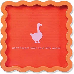 Furbish Silly Goose Lacquer Tray - Decorative Vanity Tray for Dresser, Nightstand & Entryway Tabl... | Amazon (US)