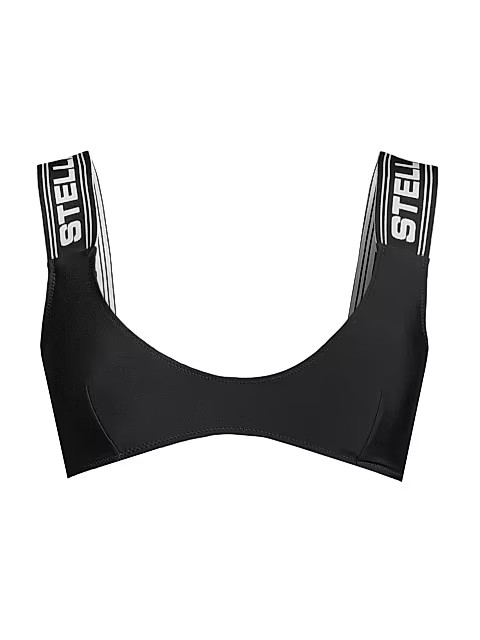 Sporty Logo Bikini Top | Saks Fifth Avenue