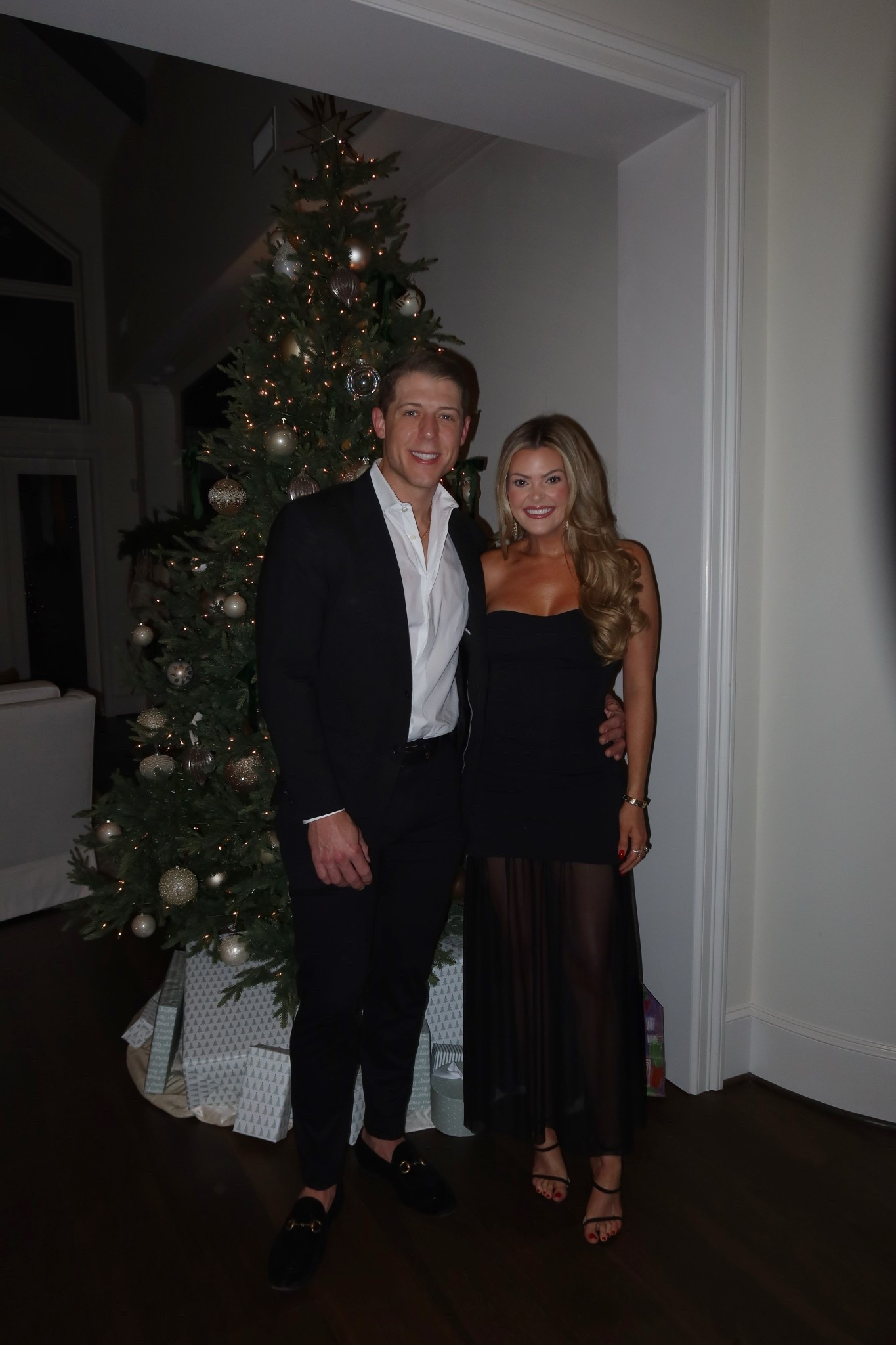 eve of the eve outfit 🤍🥂 (wearing a medium - runs very small)

little black dress, lbd, holiday dress, date night 

#LTKSaleAlert #LTKootd