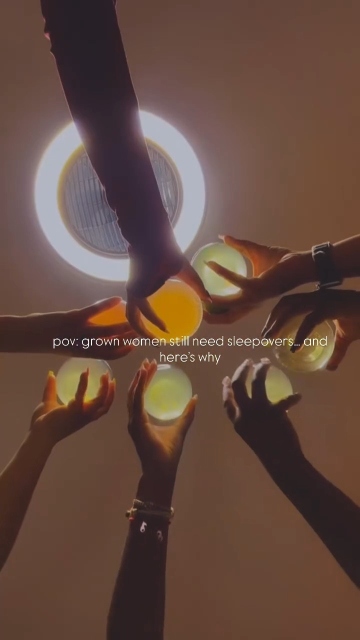 we really be thinking girls night gotta be a whole production…whole time this is what actually fills us up

You are never to old for sleepovers🥹laughing until we can’t breathe, reading love letters to eachother that got you in tears and feeling seen by the women around you

as I get older, I’m realizing real connection doesn’t come from going out all the time it comes from being present with your people

so we made this a tradition something intentional, something intimate

12 years later… still us happy AKAVersary 💗💚

#girlsnight❤️ #girlsnightin #adultsleepover #sleepoverparty #sleepoverideas