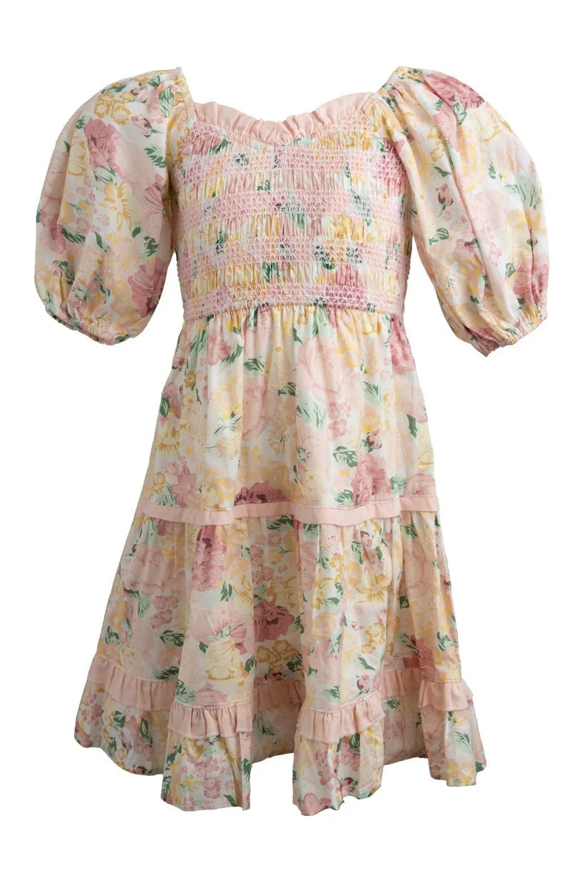 Mini Roselyn Dress in Pastel Floral | Ivy City Co