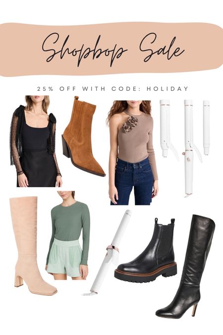 Shopbop Sale - 25% off with code: HOLIDAY

Free People, Sam Edelman, Outdoor Voices, T3, Endless Rose, lugsole boots, knee high boots, fall outfit, holiday outfit,  curling iron

#LTKCyberWeek #LTKsalealert #LTKGiftGuide
