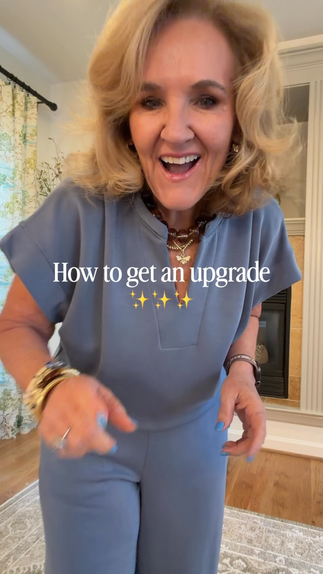 Travel looking like a boss lady!!you’ll get more respect and attention this way. And be just as comfortable  25% off the scuba soft line at Gibson look this weekend only with code NANETTE25
Top size med
Pants size small
Blazer (code NANETTE10) size medium a bit snug in the sleeves so size up if you’ll be wearing layers underneath like a sweater. 

#LTKWorkwear #LTKTravel #LTKOver40