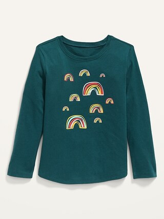 Long-Sleeve Graphic Tee for Toddler Girls | Old Navy (US)
